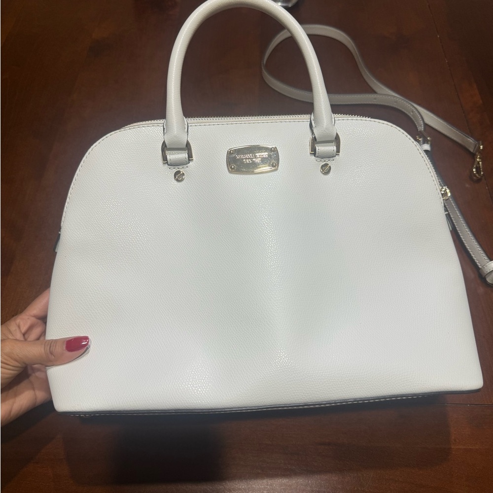 Michael Kors White Purse